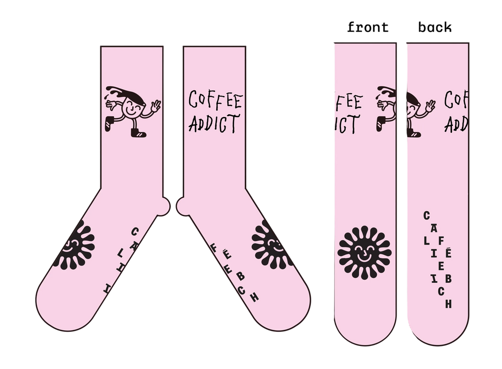 Socken Café Liebich - Coffee Addict (35-38/39-42/43-46)